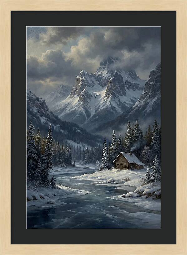Majestic Peaks In Tranquil Silence