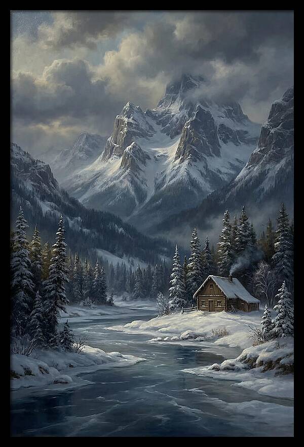 Majestic Peaks In Tranquil Silence