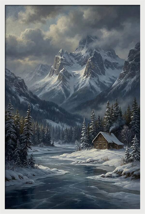 Majestic Peaks In Tranquil Silence