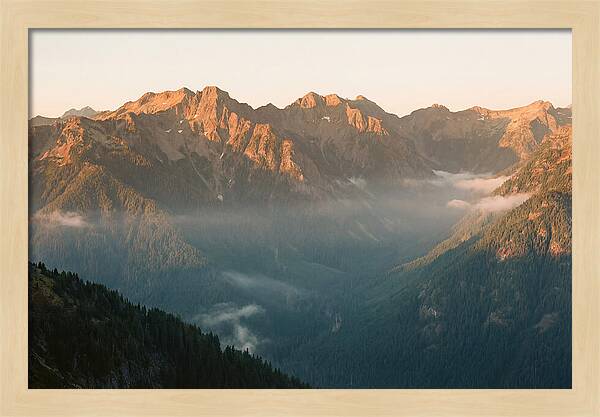 Majestic Peaks Of Glacier National Park