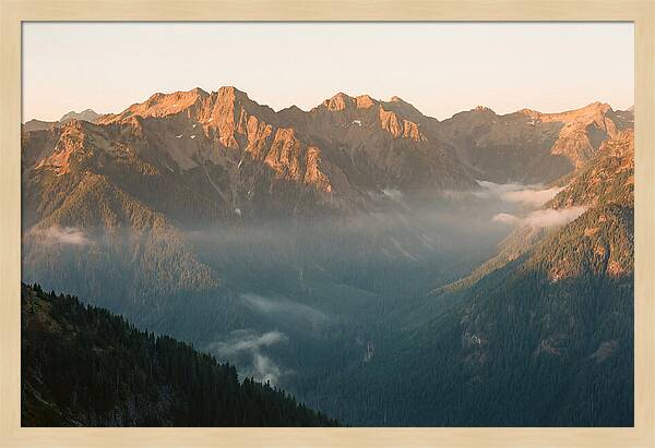 Majestic Peaks Of Glacier National Park