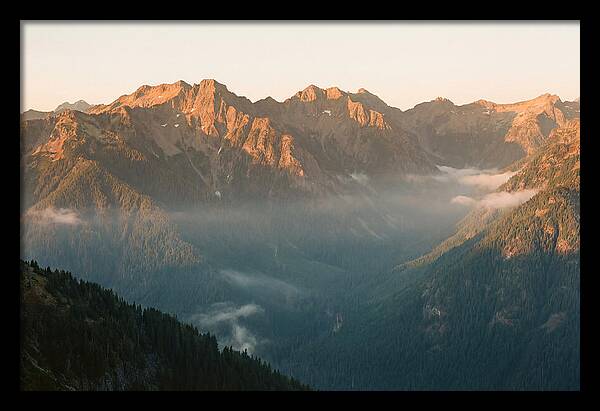 Majestic Peaks Of Glacier National Park