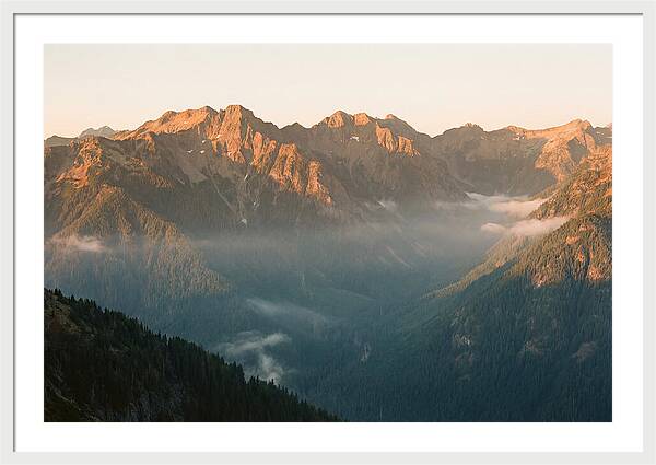 Majestic Peaks Of Glacier National Park