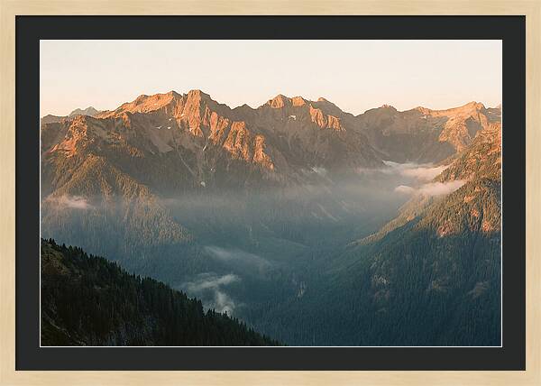 Majestic Peaks Of Glacier National Park