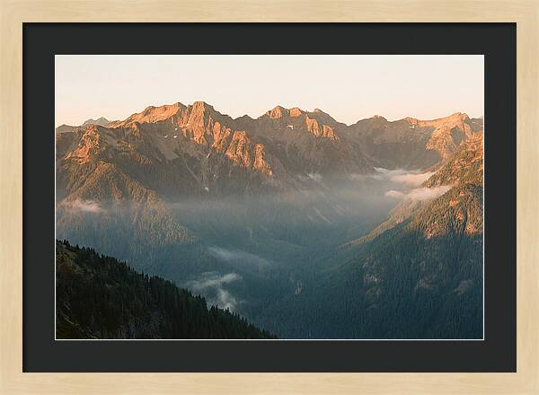 Majestic Peaks Of Glacier National Park