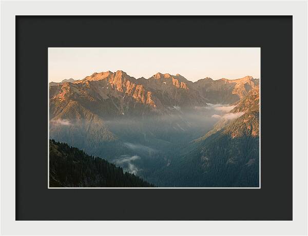 Majestic Peaks Of Glacier National Park