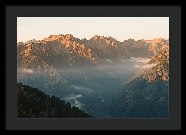 Majestic Peaks Of Glacier National Park