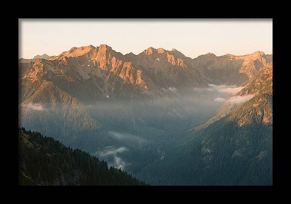 Majestic Peaks Of Glacier National Park