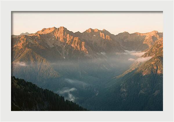 Majestic Peaks Of Glacier National Park