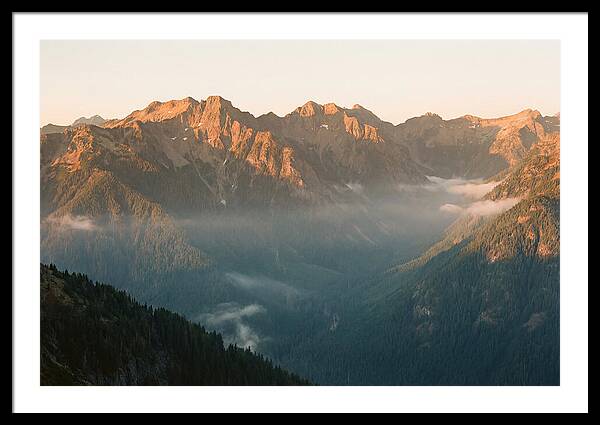 Majestic Peaks Of Glacier National Park