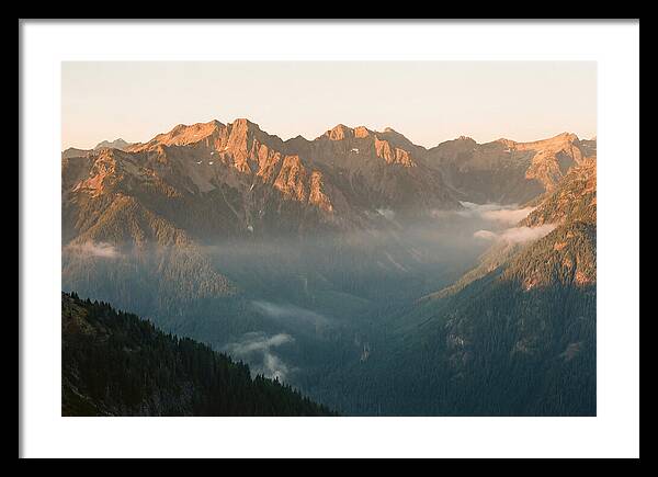 Majestic Peaks Of Glacier National Park