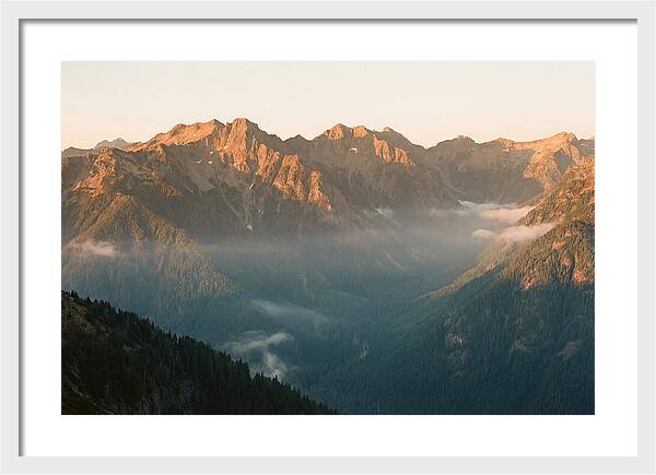 Majestic Peaks Of Glacier National Park