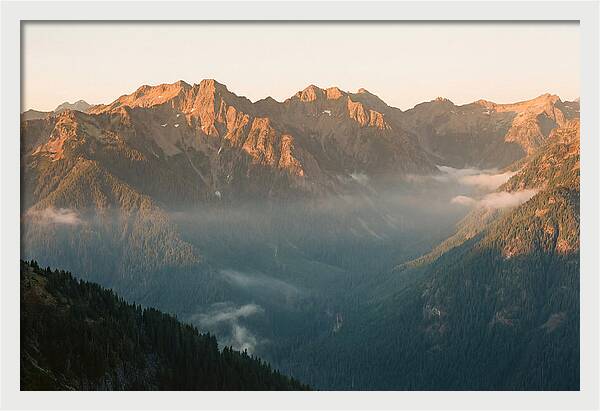 Majestic Peaks Of Glacier National Park