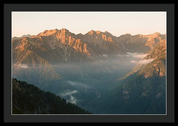 Majestic Peaks Of Glacier National Park