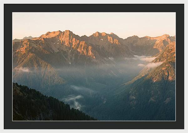 Majestic Peaks Of Glacier National Park