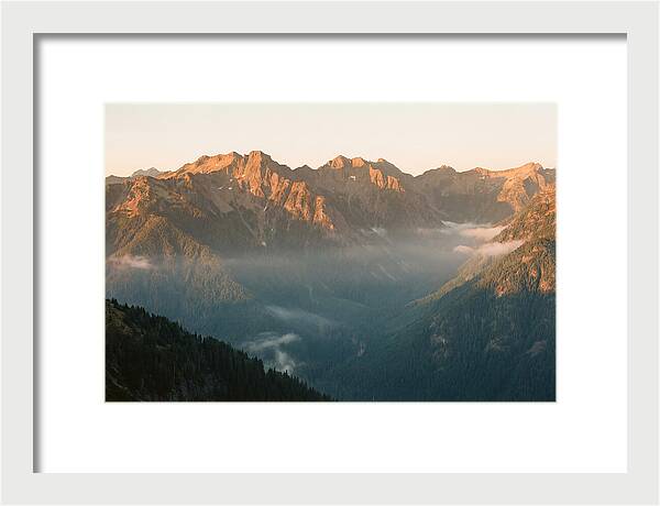 Majestic Peaks Of Glacier National Park