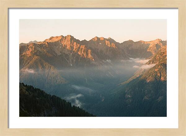 Majestic Peaks Of Glacier National Park