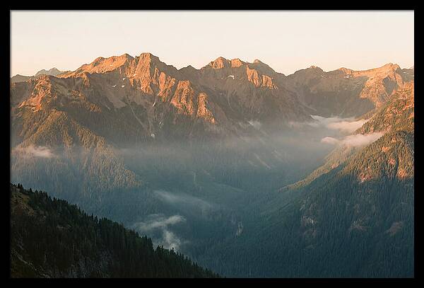 Majestic Peaks Of Glacier National Park