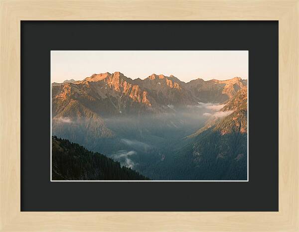 Majestic Peaks Of Glacier National Park