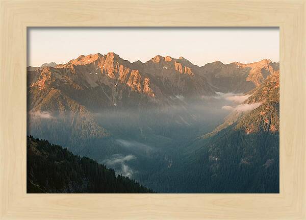 Majestic Peaks Of Glacier National Park