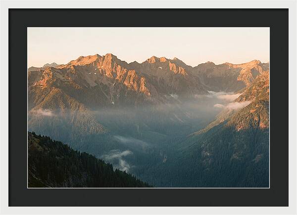 Majestic Peaks Of Glacier National Park