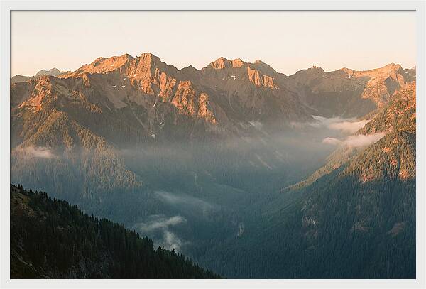 Majestic Peaks Of Glacier National Park