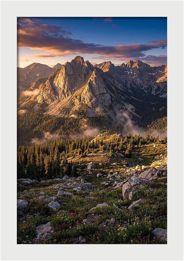 Majestic Peaks Of The White Mountains