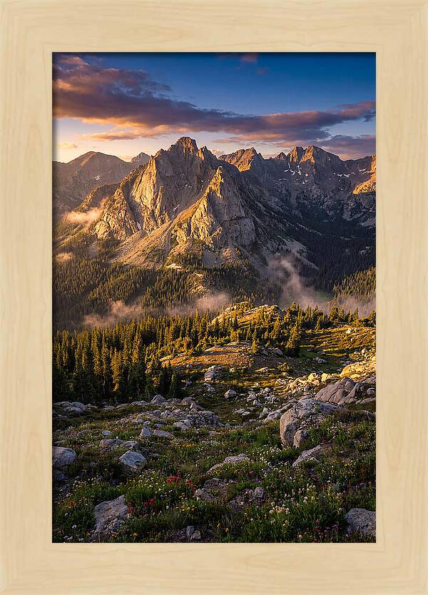 Majestic Peaks Of The White Mountains
