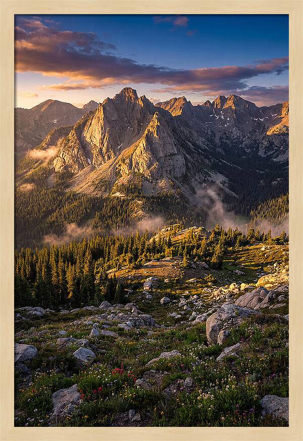 Majestic Peaks Of The White Mountains