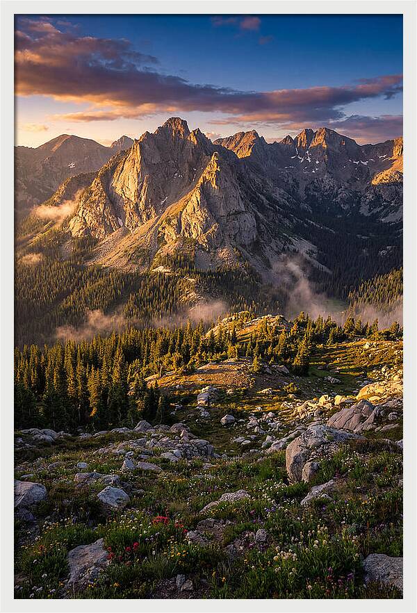 Majestic Peaks Of The White Mountains