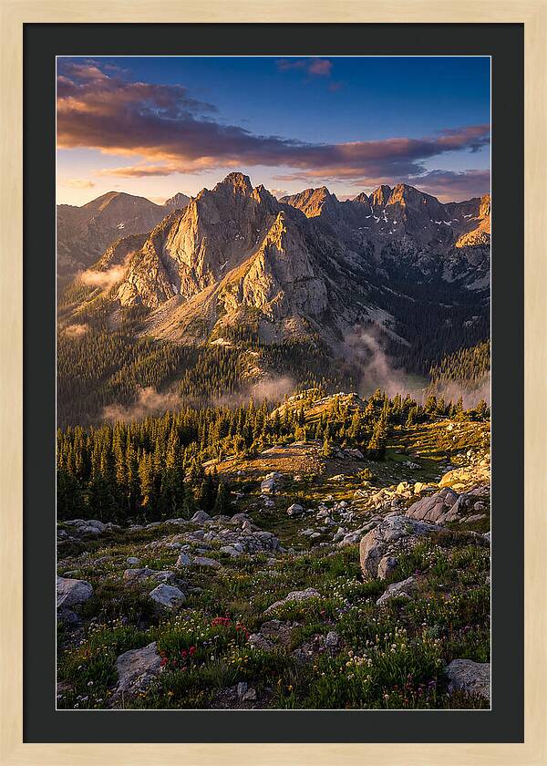 Majestic Peaks Of The White Mountains