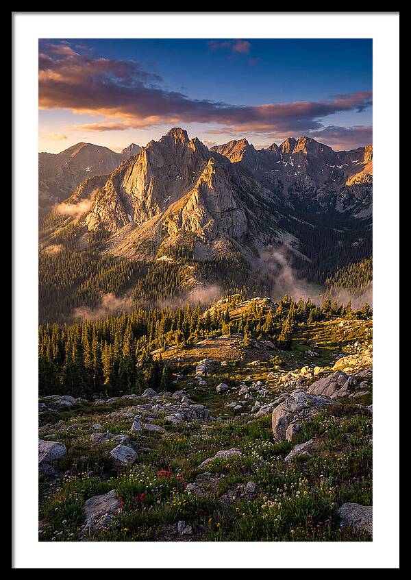 Majestic Peaks Of The White Mountains