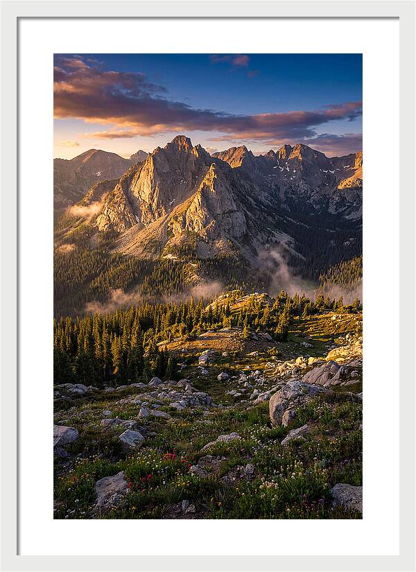 Majestic Peaks Of The White Mountains