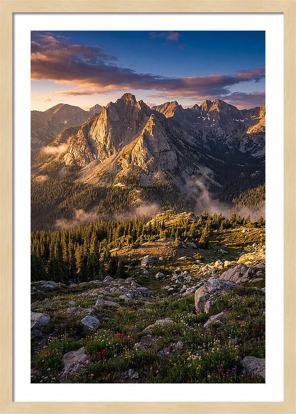 Majestic Peaks Of The White Mountains