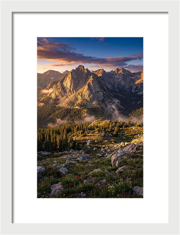 Majestic Peaks Of The White Mountains
