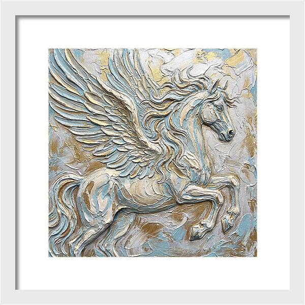 Majestic Pegasus In Flight