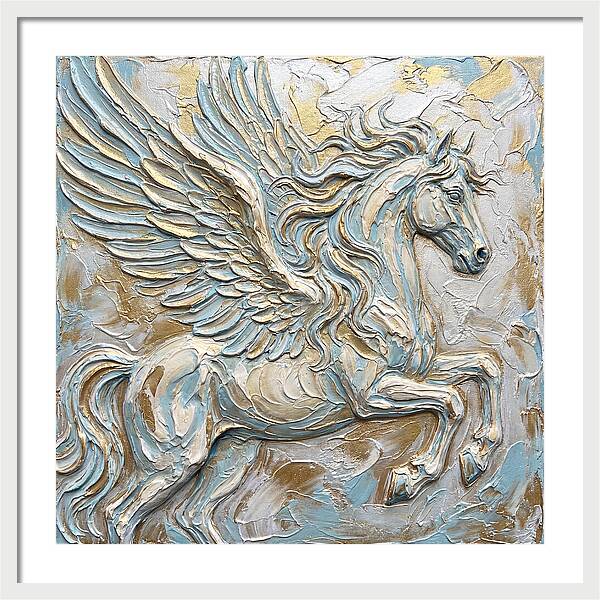 Majestic Pegasus In Flight