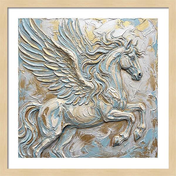 Majestic Pegasus In Flight