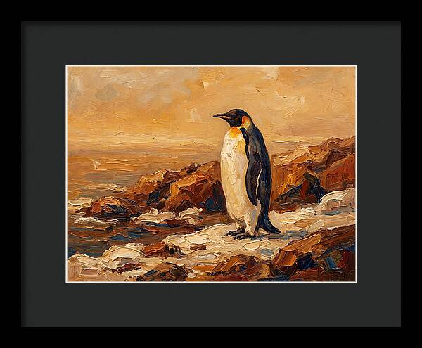 Majestic Penguin By The Shore