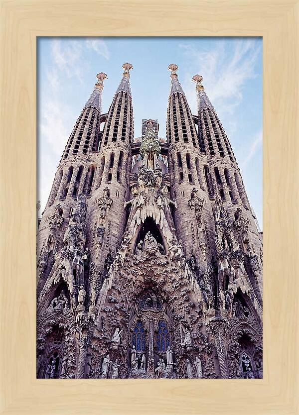 Majestic Perspective Of Sagrada Familia