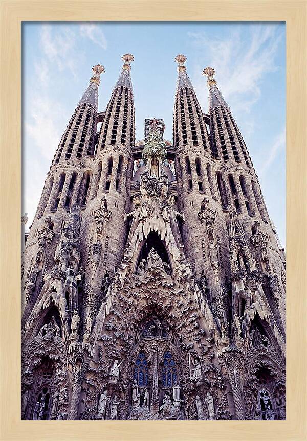 Majestic Perspective Of Sagrada Familia