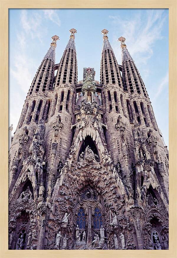 Majestic Perspective Of Sagrada Familia
