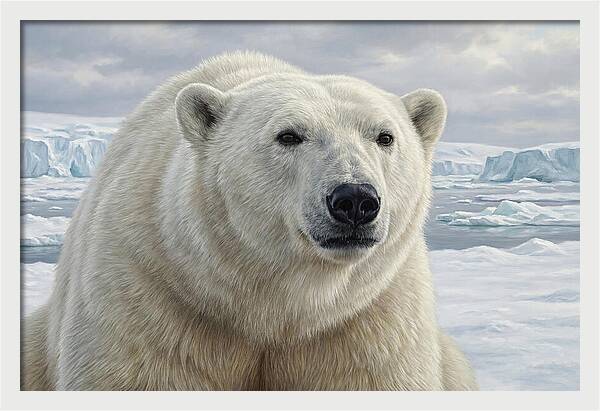 Majestic Polar Bear Portrait