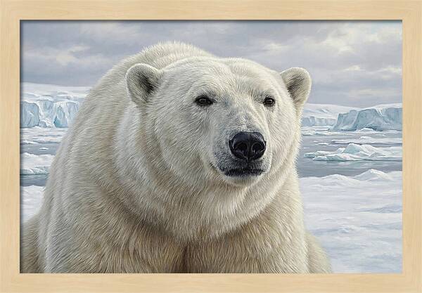 Majestic Polar Bear Portrait