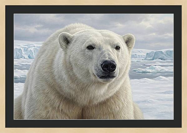 Majestic Polar Bear Portrait