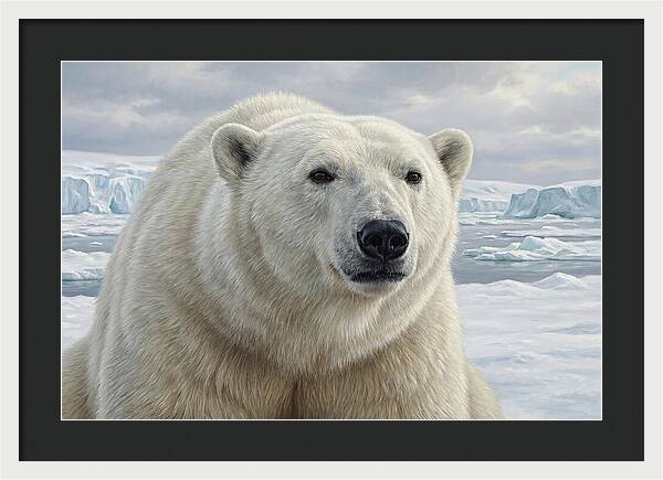 Majestic Polar Bear Portrait