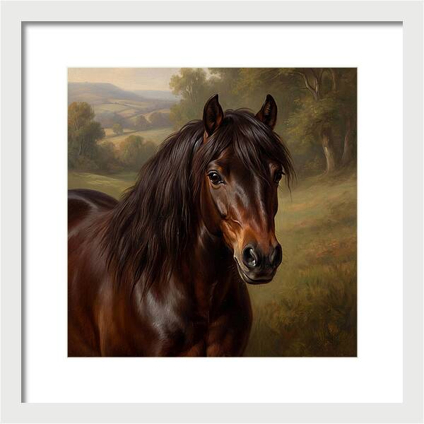 Majestic Pony Portrait