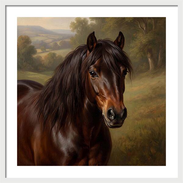Majestic Pony Portrait