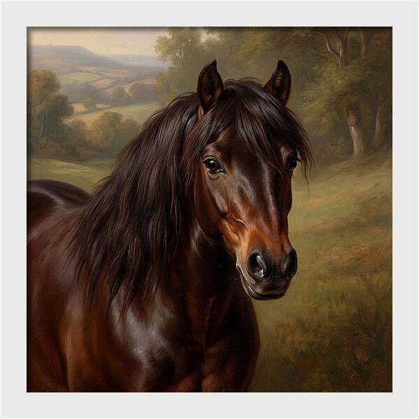 Majestic Pony Portrait