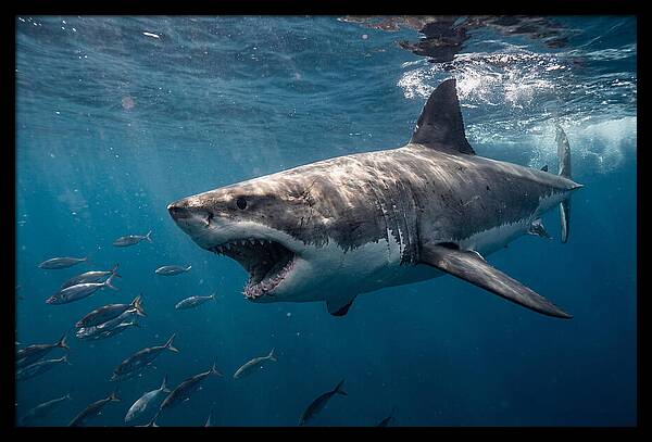 Majestic Predator Beneath Waves